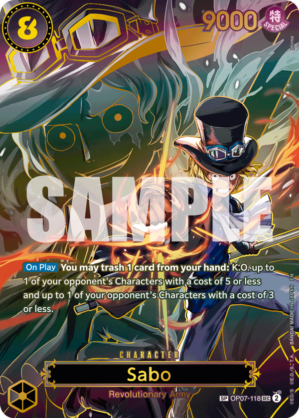 [Single] OP07-118 Sabo SP (OP13)