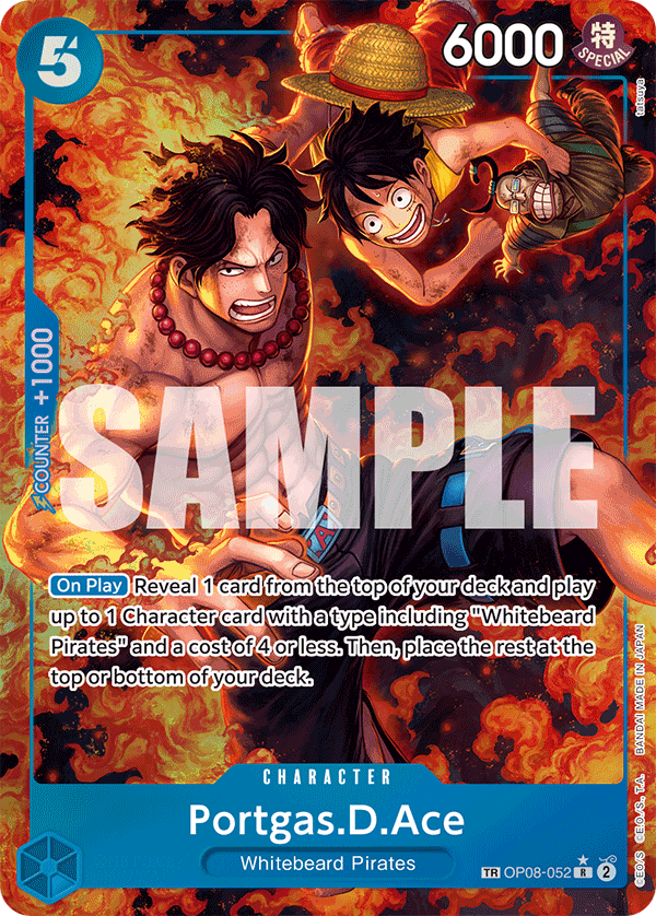 [Single] OP08-052 OP10 Portgas.D.Ace Treasure