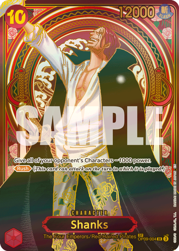 [Single] OP09-004 Shanks SP GOLD (OP13)