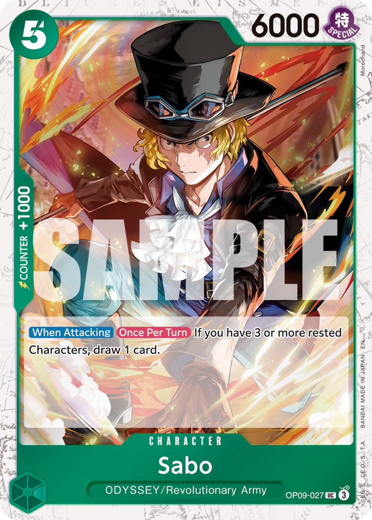 [Single] OP09-027 Sabo FOIL (PRB02)