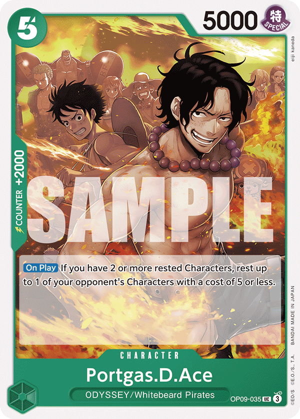 [Single]  OP09-035 Portgas.D.Ace