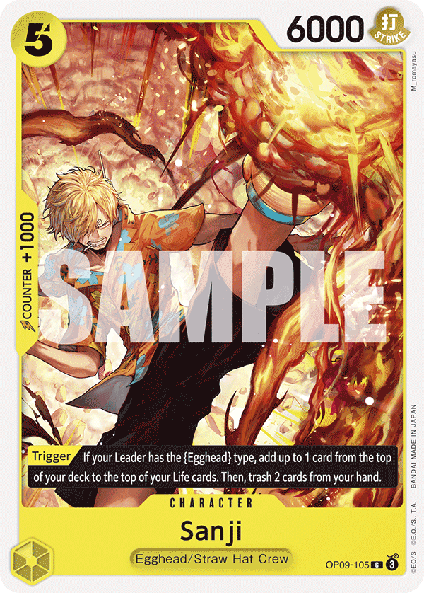 [Single]  OP09-105 Sanji