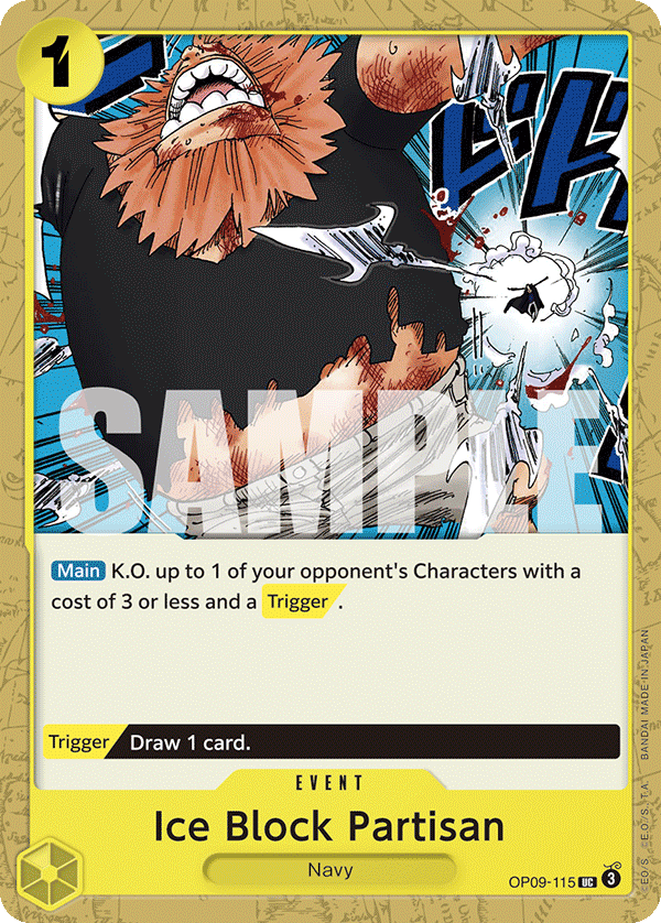 [Single]  OP09-115 Ice Block Partisan