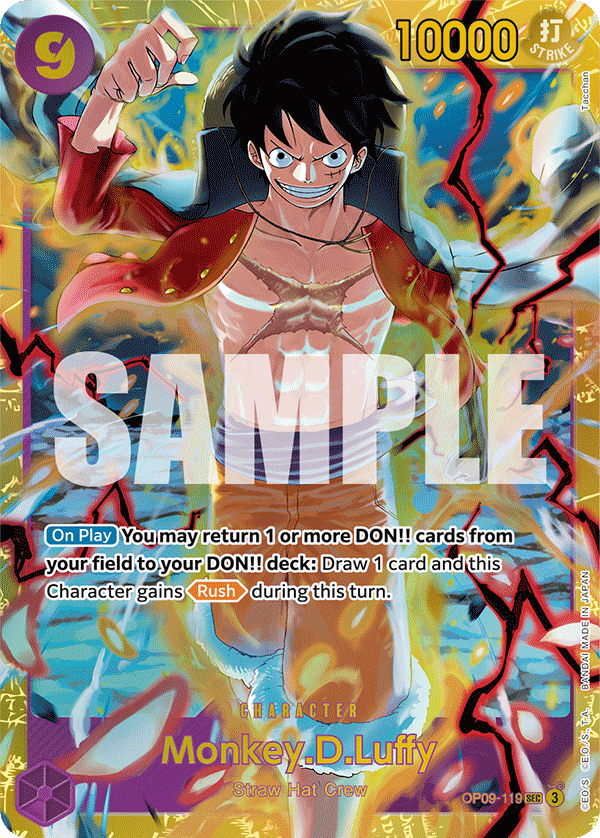 [Single]  OP09-119 Monkey.D.Luffy