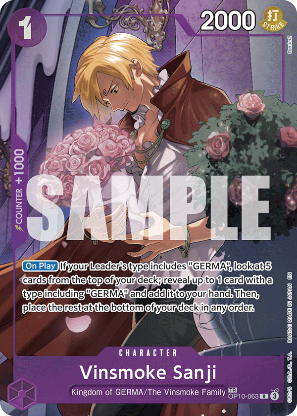 [Single] OP10-063 Vinsmoke Sanji (OP12) [Treasure]