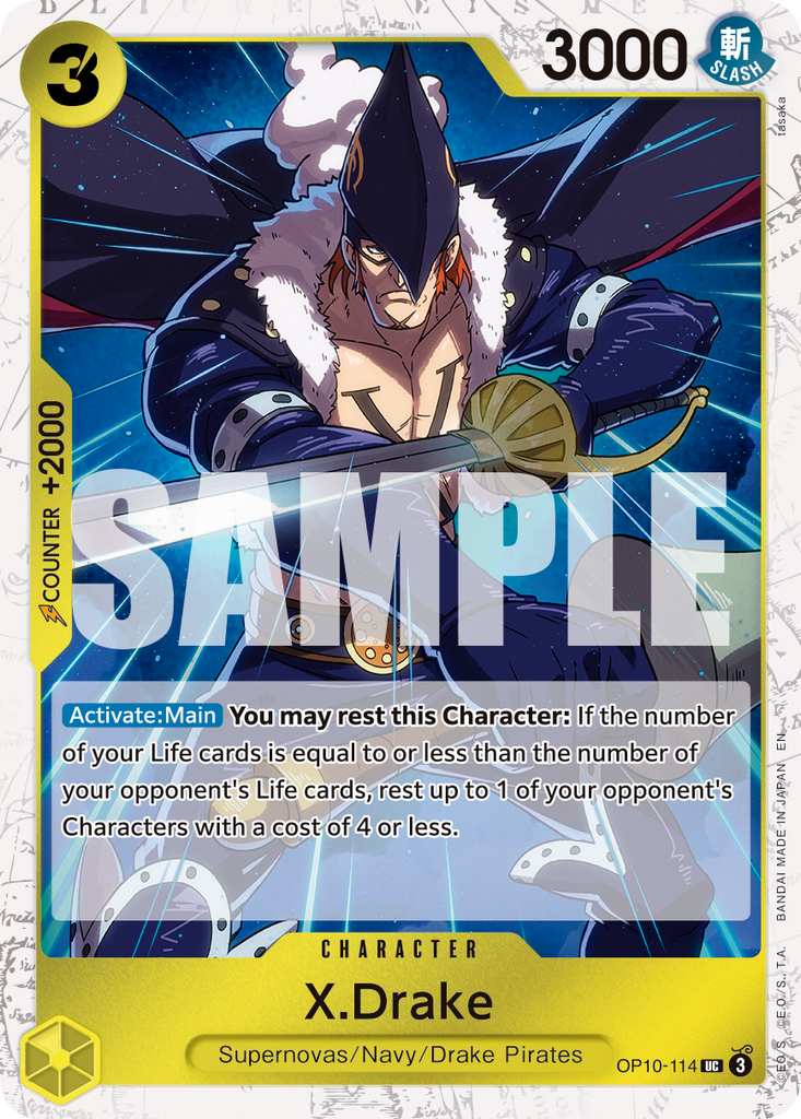[Single] OP10-114 X.Drake FOIL (PRB02)