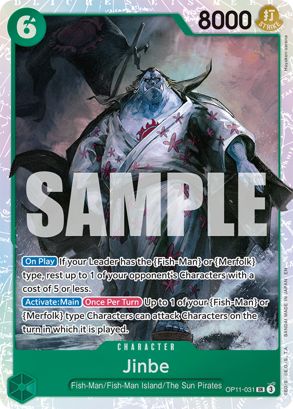 [Single] OP11-031 Jinbe