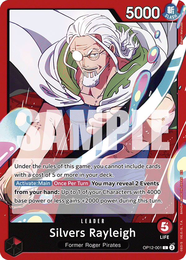 [Single] OP12-001 Silvers Rayleigh
