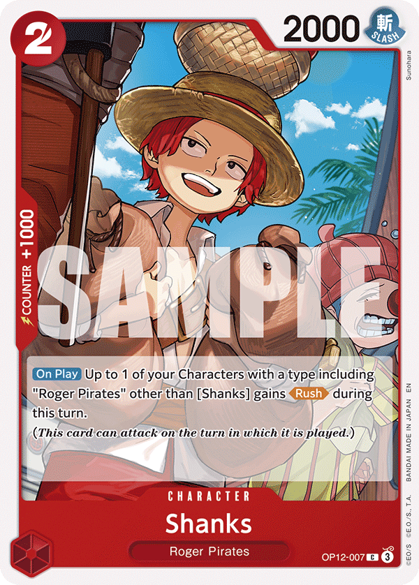 [Single] OP12-007 Shanks