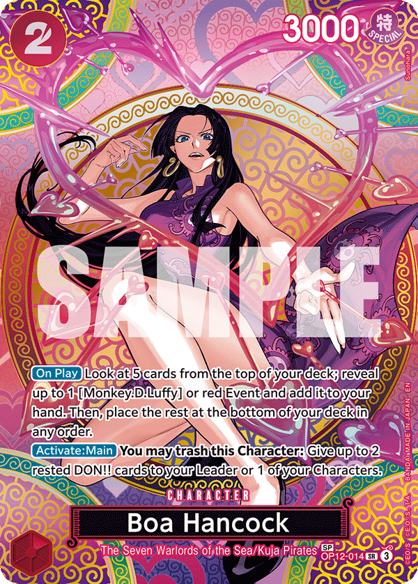 Pre[Single] OP12-014 Boa Hancock (OP15)