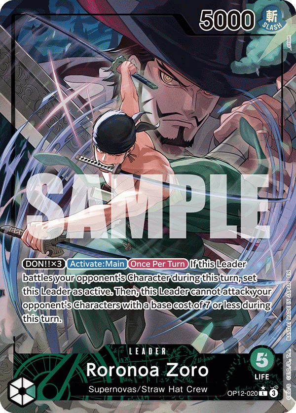 [Single] OP12-020 Roronoa Zoro (AA)