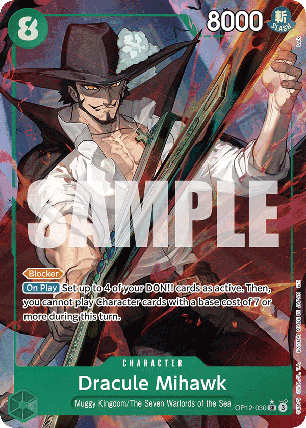 [Single] OP12-030 Dracule Mihawk (AA)