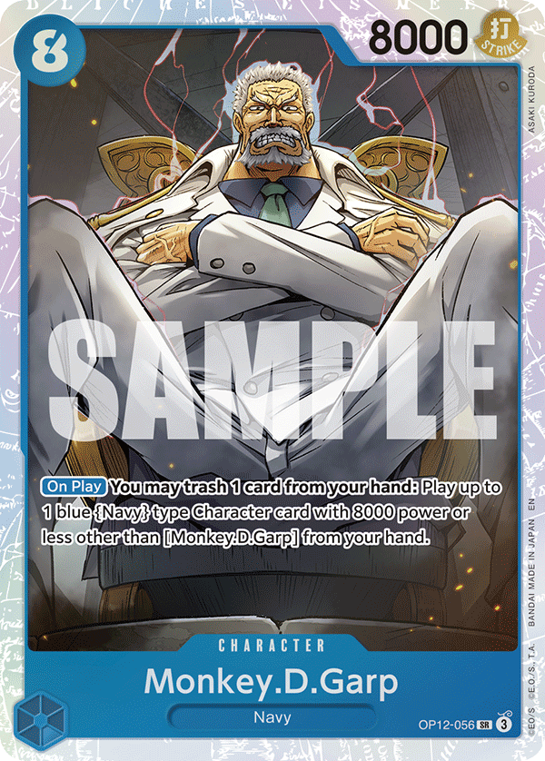 [Single] OP12-056 Monkey.D.Garp
