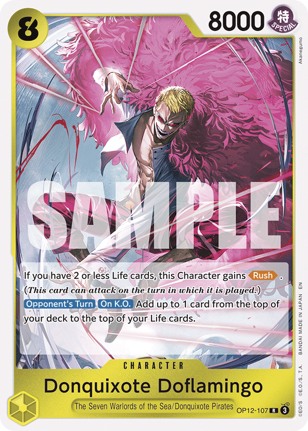 [Single] OP12-107 Donquixote Doflamingo