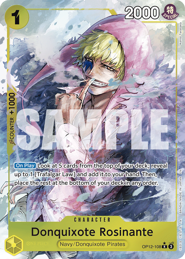 [Single] OP12-108 Donquixote Rosinante AA