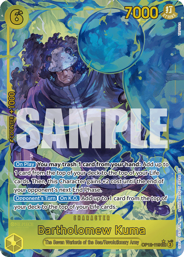[Single] OP12-119 Bartholomew Kuma AA