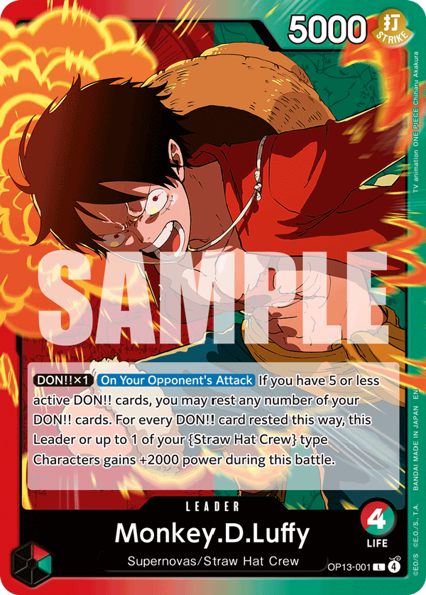 [Single] OP13-001 Monkey.D.Luffy
