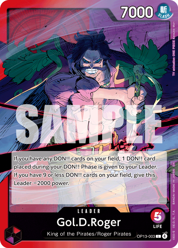 [Single] OP13-003 Gol.D.Roger