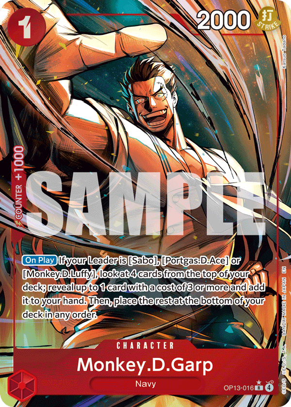 [Single] OP13-016 Monkey.D.Garp AA