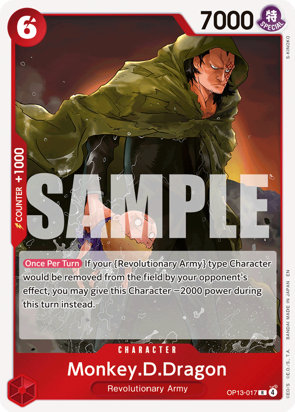 [Single] OP13-017 Monkey.D.Dragon