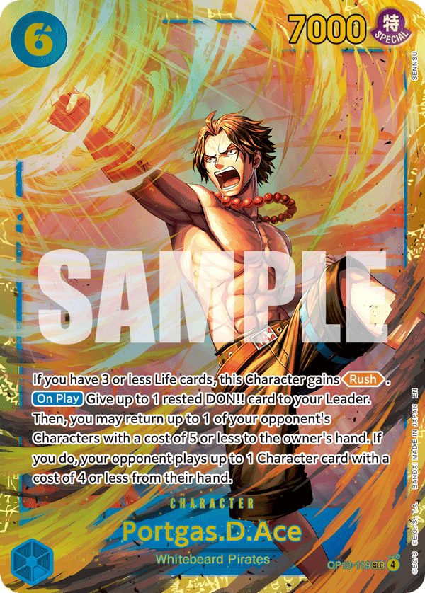 [Single] OP13-119 Portgas.D.Ace