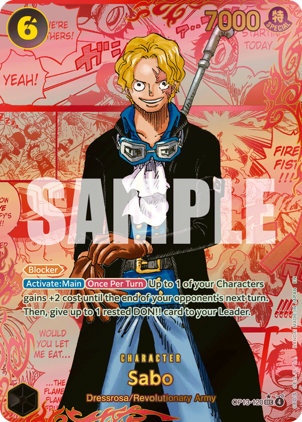 [Single] OP13-120 Sabo MANGA ROJO