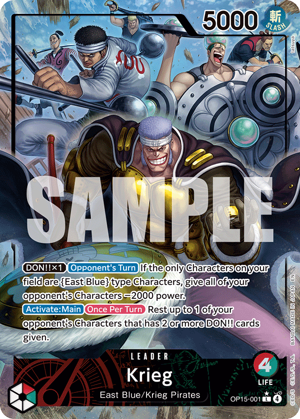 Pre[Single] OP15-001 Krieg AA