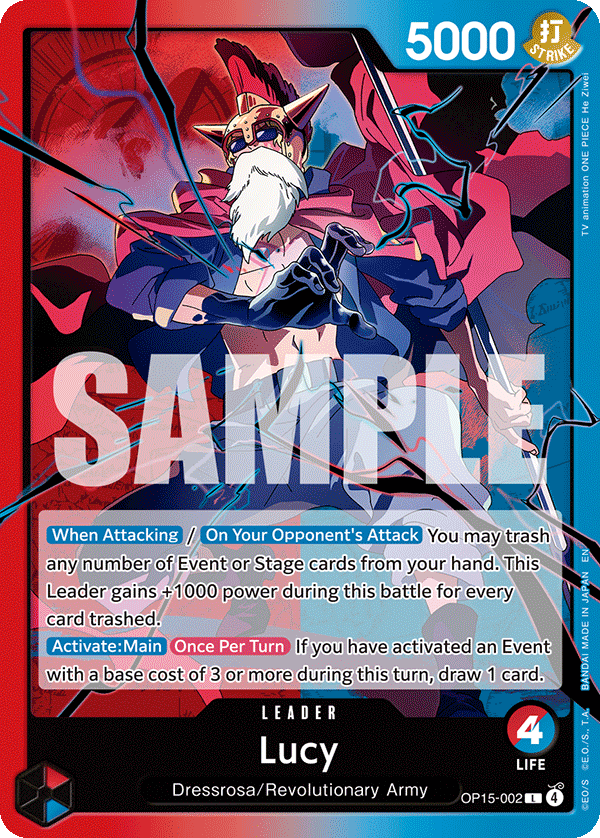 Pre[Single] OP15-002 Lucy