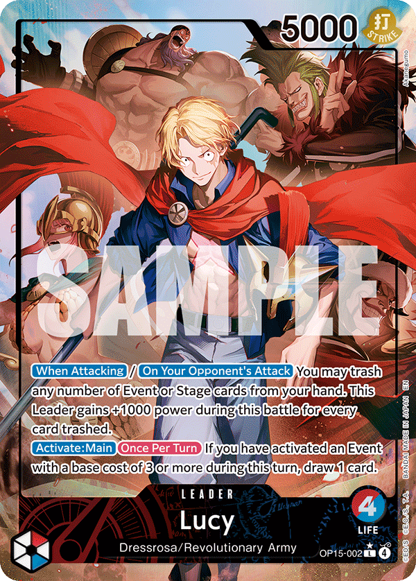 Pre[Single] OP15-002 Lucy AA