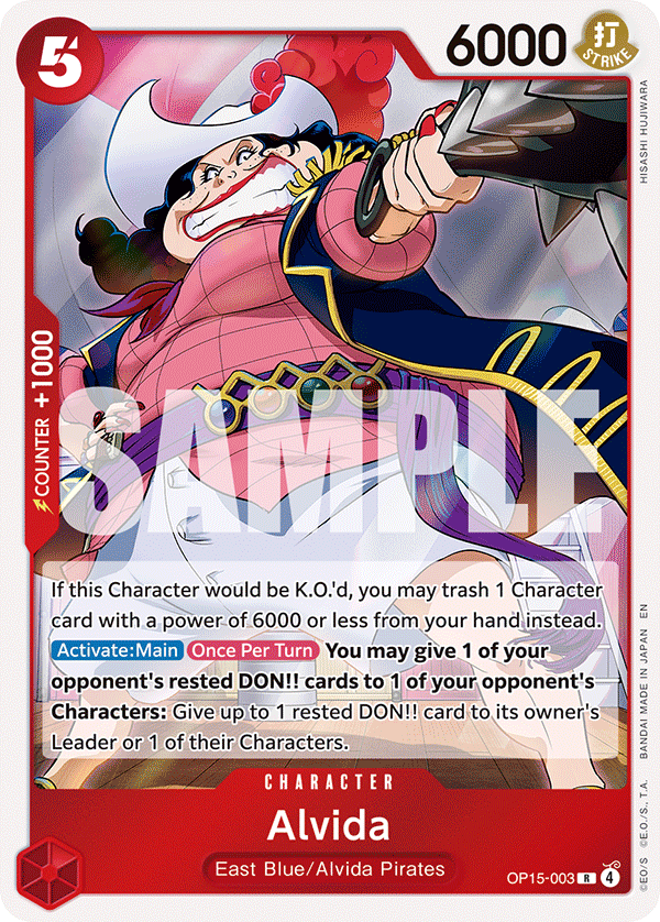 Pre[Single] OP15-003 Alvida