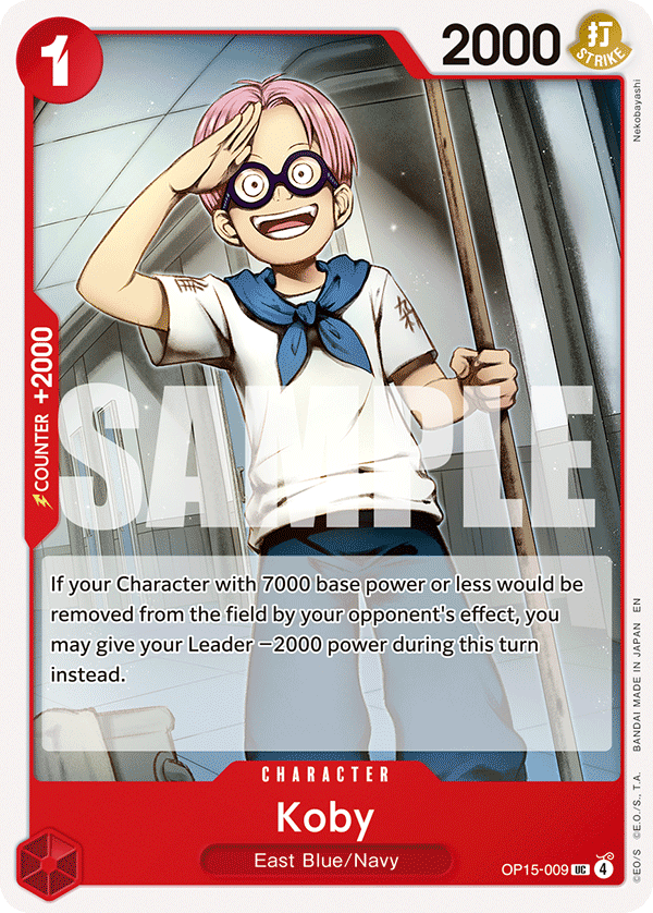 Pre[Single] OP15-009 Koby