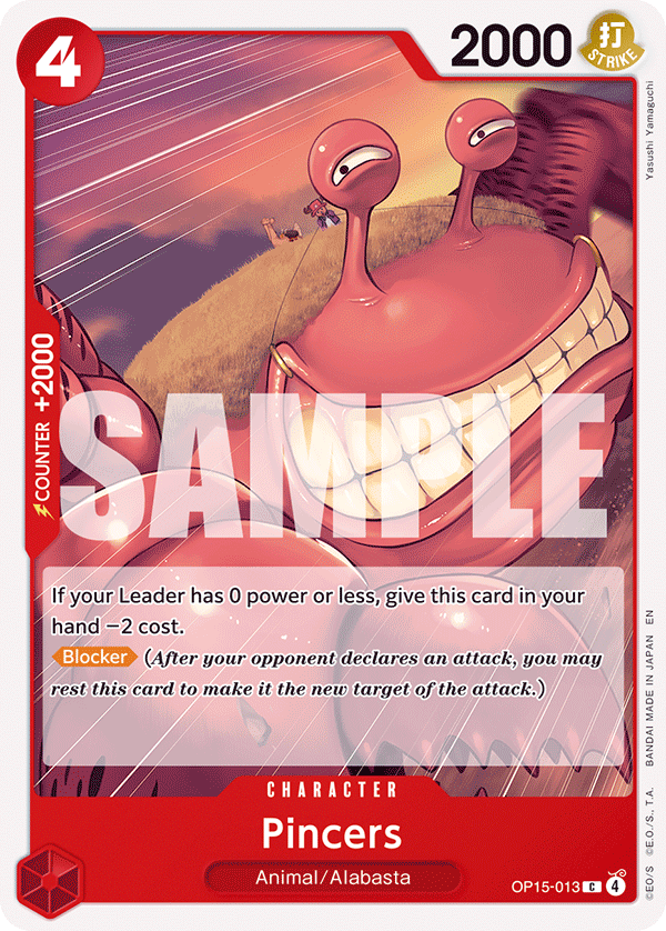 Pre[Single] OP15-013 Pincers