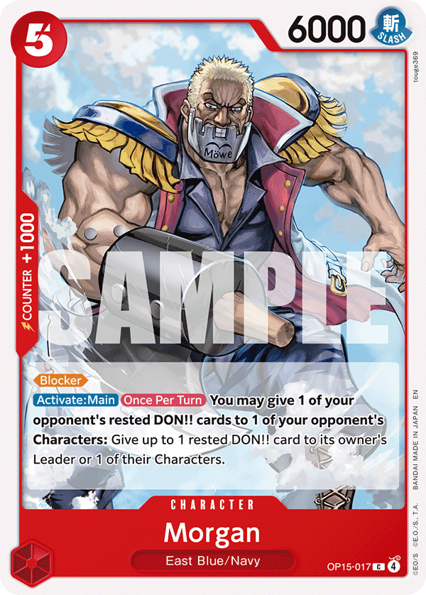 Pre[Single] OP15-017 Morgan