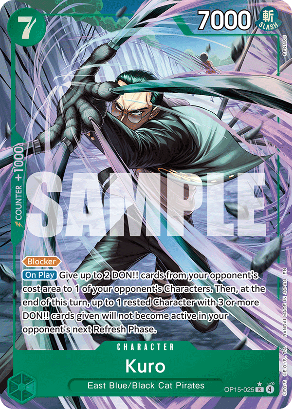 Pre[Single] OP15-025 Kuro AA