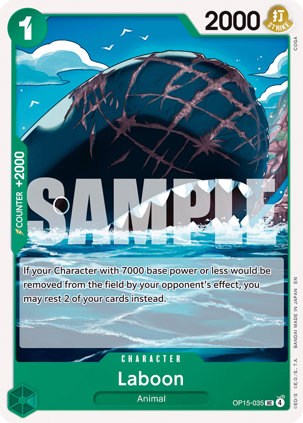 Pre[Single] OP15-035 Laboon