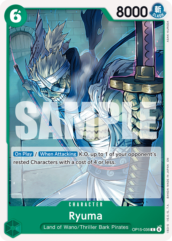 Pre[Single] OP15-036 Ryuma