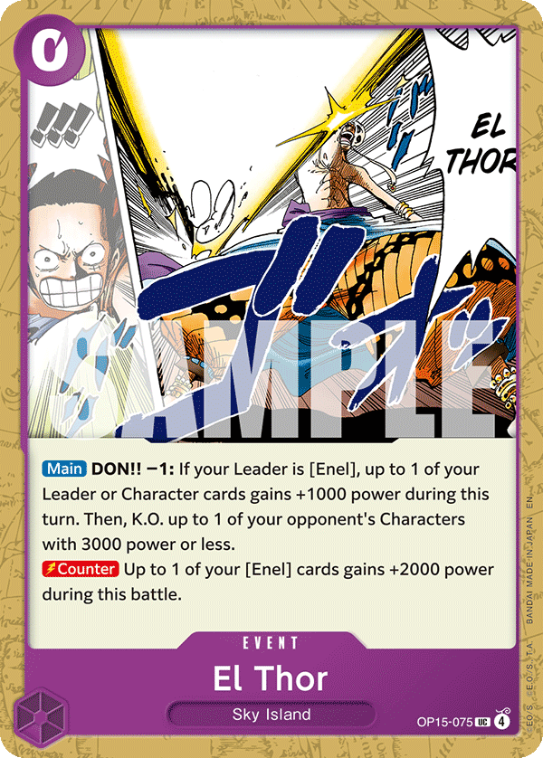 Pre[Single] OP15-075 El Thor