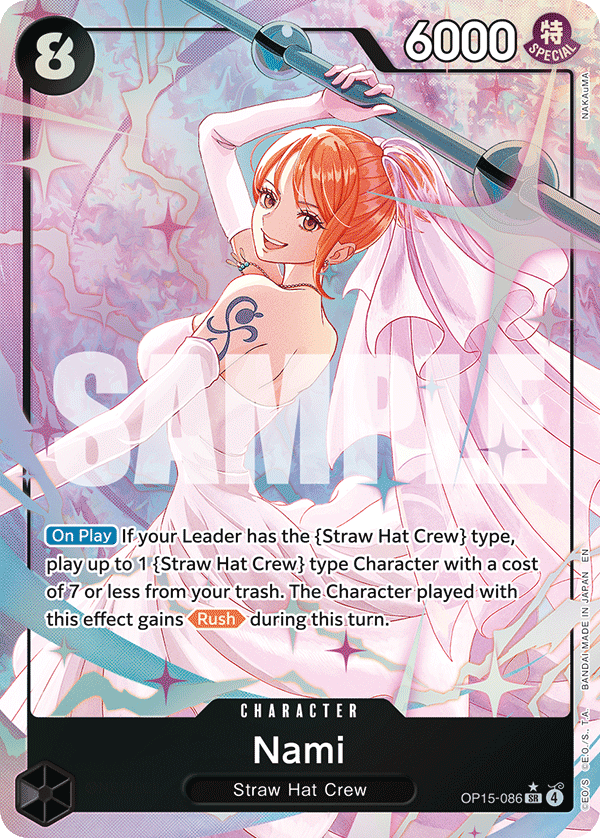 Pre[Single] OP15-086 Nami AA