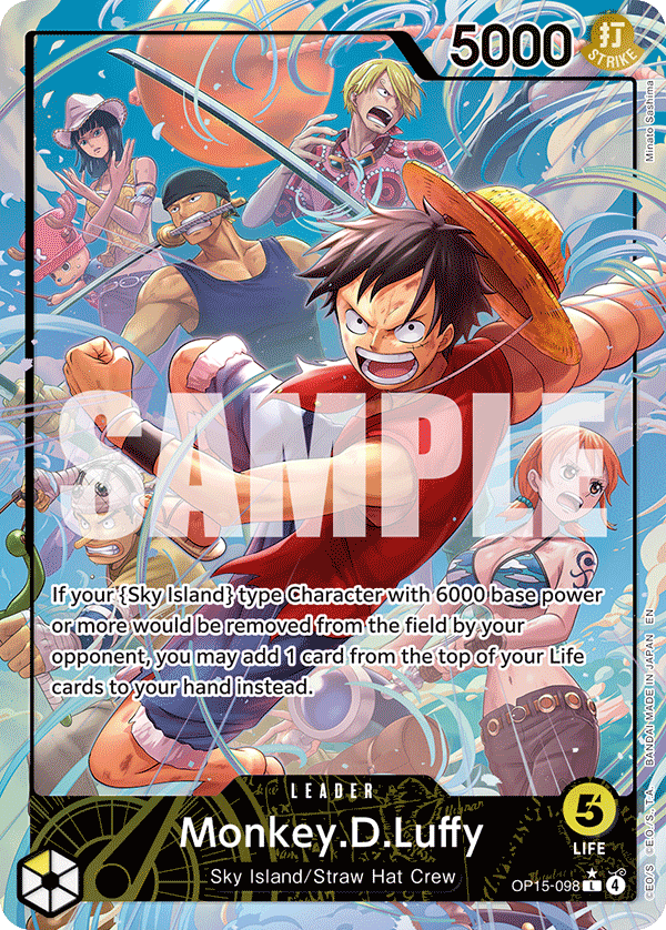 Pre[Single] OP15-098 Monkey.D.Luffy AA