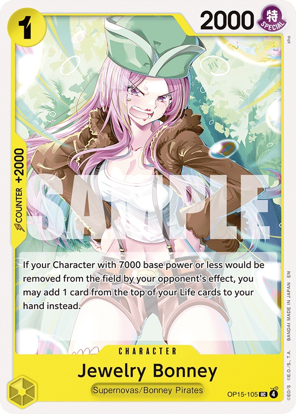 Pre[Single] OP15-105 Jewelry Bonney