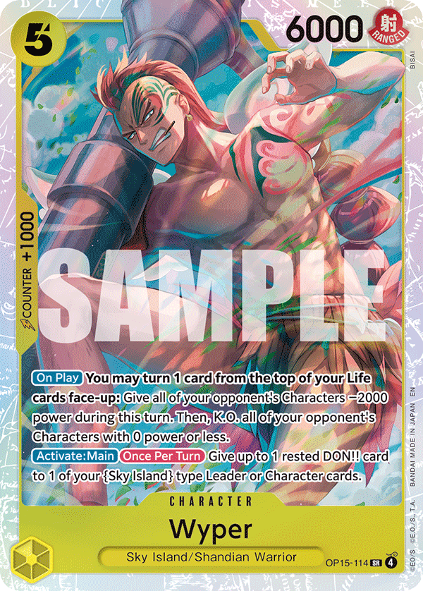 Pre[Single] OP15-114 Wyper