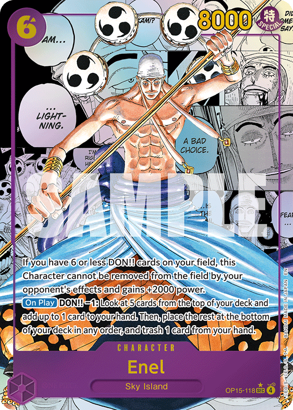 Pre[Single] OP15-118 Enel Manga