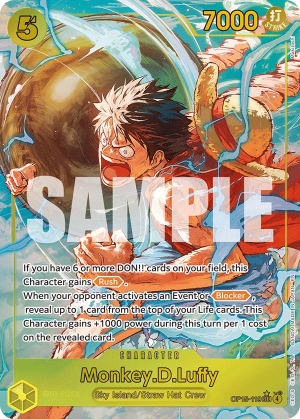 Pre[Single] OP15-119 Monkey.D.Luffy AA