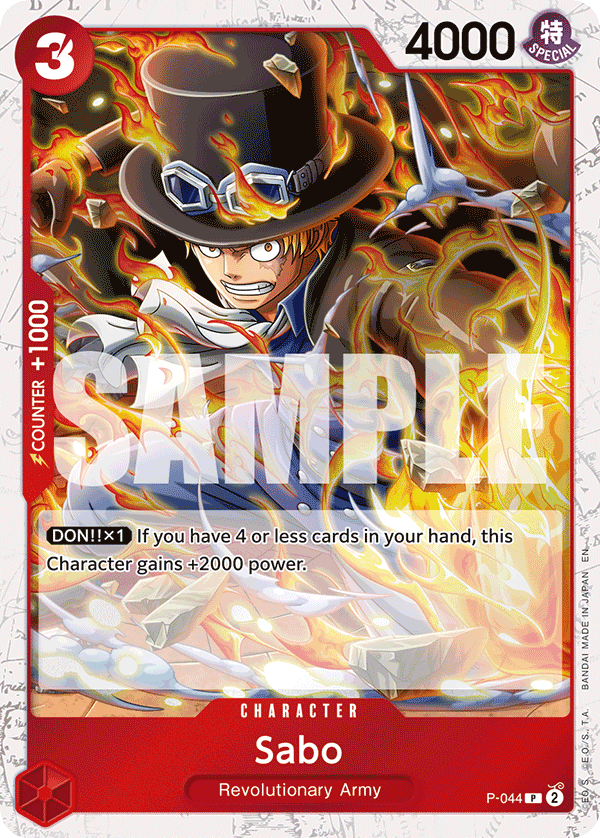[Single] P-044 Sabo FOIL (PRB02)