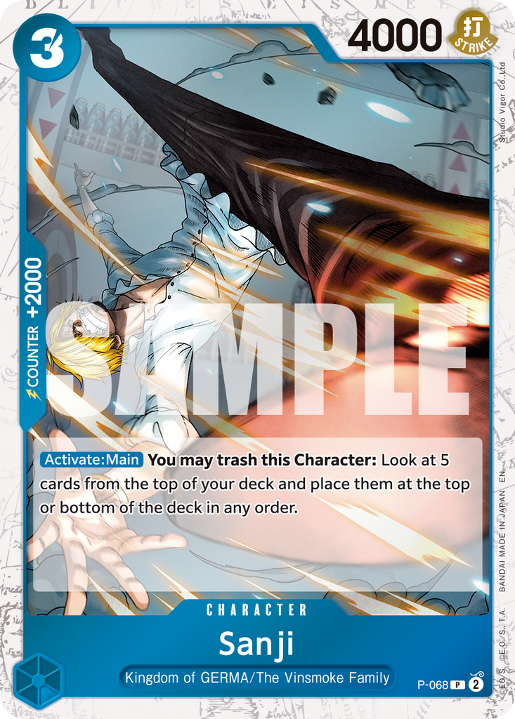 [Single] P-068 Sanji FOIL (PRB02)