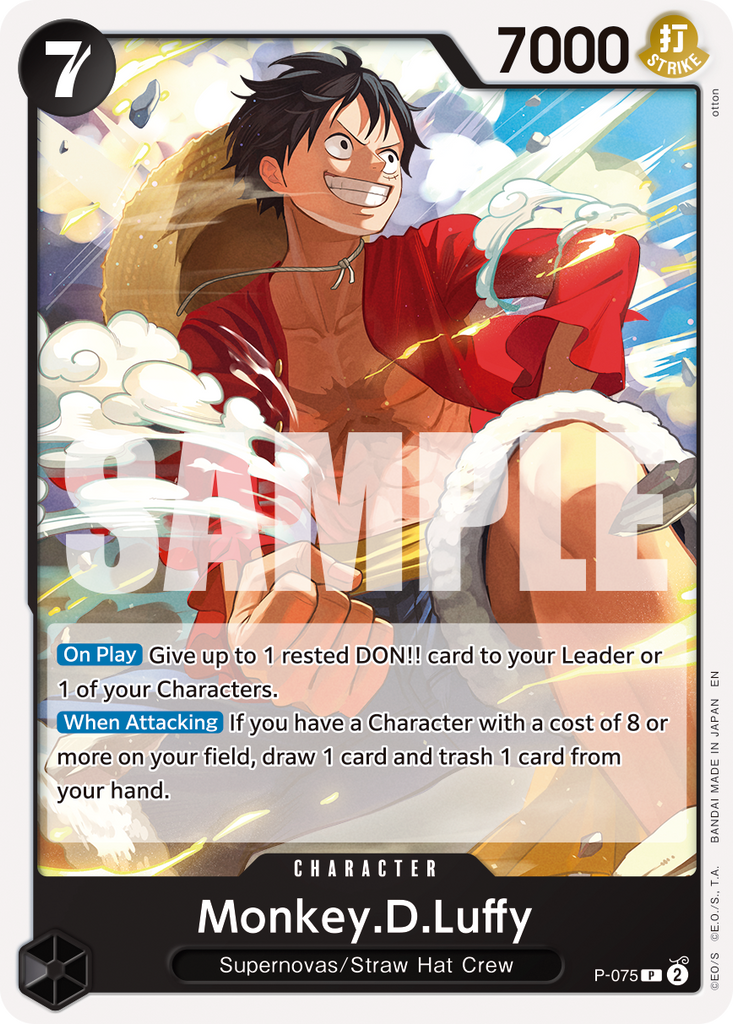 [Single] P-075 Monkey.D.Luffy FOIL (PRB02)