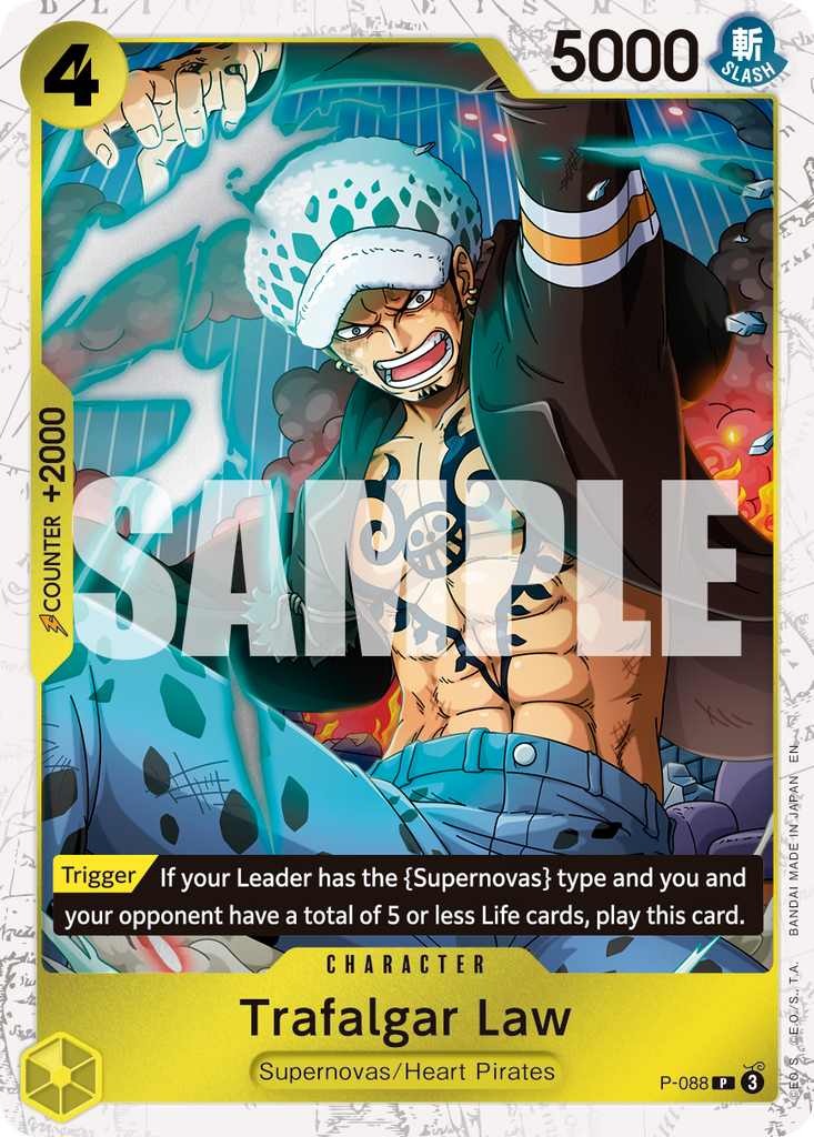 [Single] P-088 Trafalgar Law Foil (PRB02)