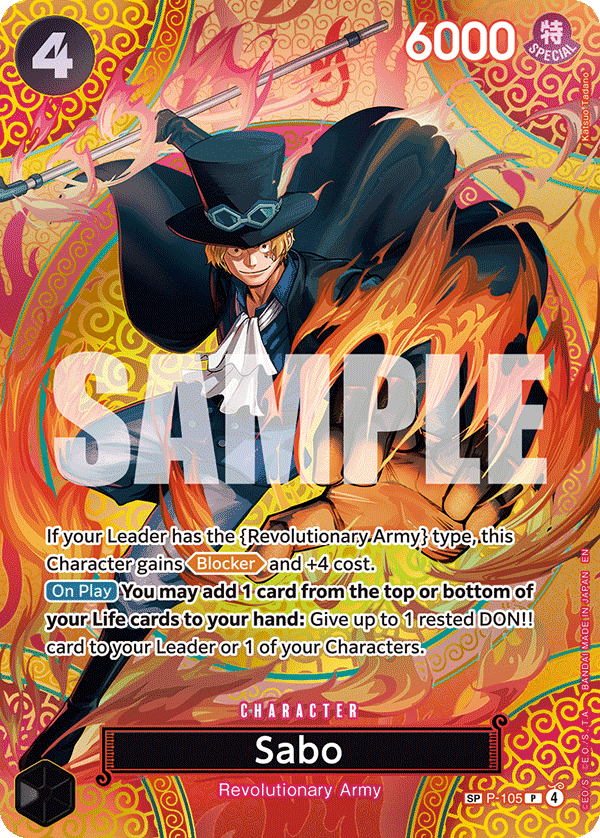 Pre[Single] P-105 Sabo (OP15)