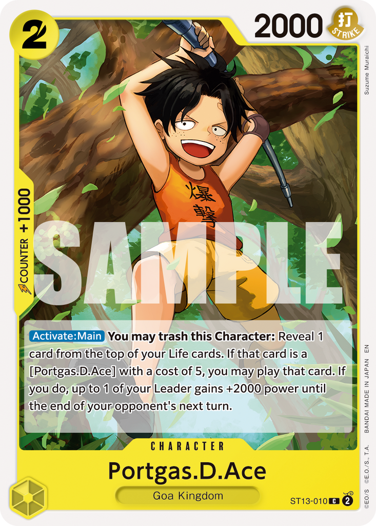 [Single] ST13-010 Portgas.D.Ace (PRB02)