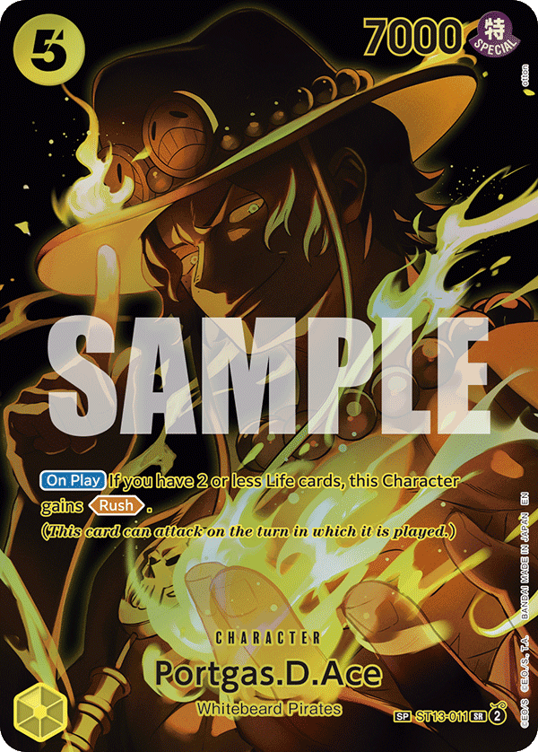 [Single] ST13-011 Portgas.D.Ace SP (OP12)